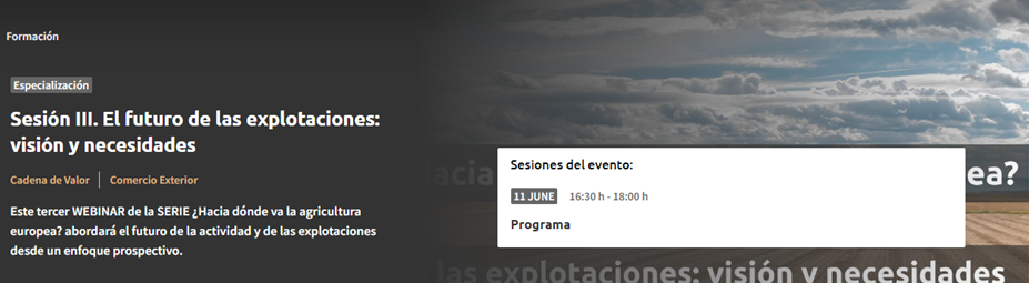  Sesión III. El futuro de las explotaciones: visión y necesidades